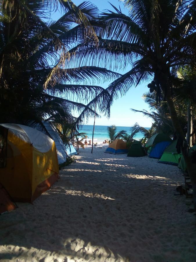 Chavez Eco Beach Camping And Cabanas Τουλούμ Εξωτερικό φωτογραφία