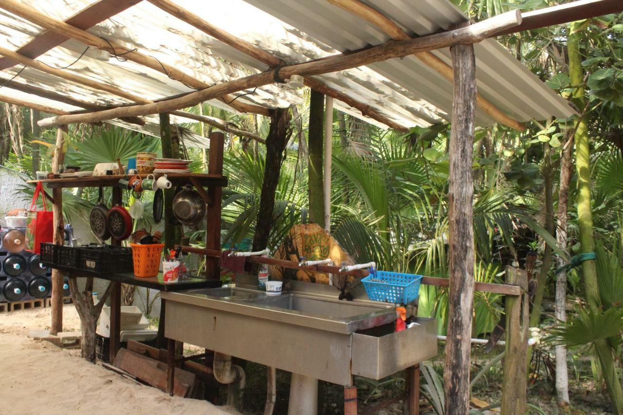 Chavez Eco Beach Camping And Cabanas Τουλούμ Εξωτερικό φωτογραφία